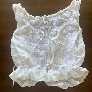 White Forever 21 Tank Top